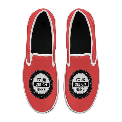 Personalized Slip On Canvas Shoes – Custom Printed Men's  Casual Flat Shoes for Daily Wear