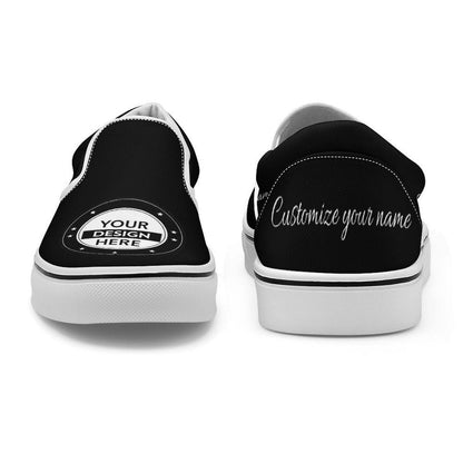 Personalized Slip On Canvas Shoes – Custom Printed Men's  Casual Flat Shoes for Daily Wear