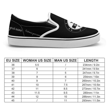 Personalized Slip On Canvas Shoes – Custom Printed Men's  Casual Flat Shoes for Daily Wear