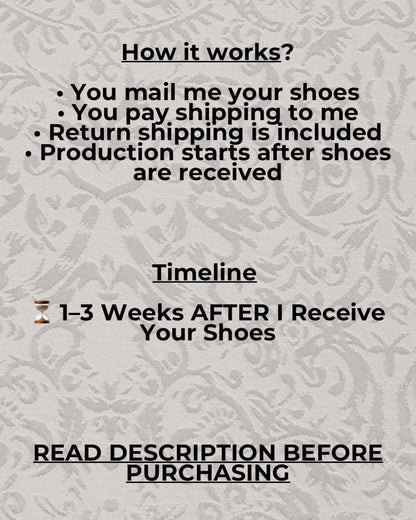 Mail In Shoes for Custom Design personalize shoes custom kicks custom sneakers custom heels graduation bridal festival bachelorette shoe