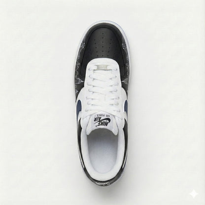 Custom Nike Air Force 1 Shoes | NYC Skyline Night | New York City Sneakers AF1