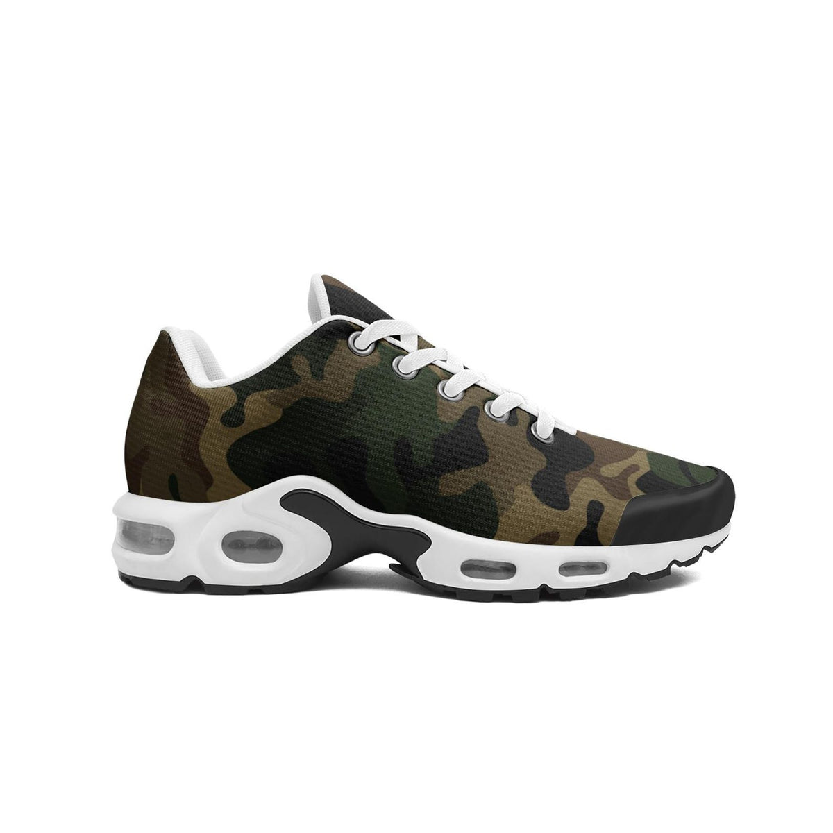 Camouflage Athletic Sneakers Camo Running Streetwear Shoes for Men & Women Army Green Fatigue Clothing