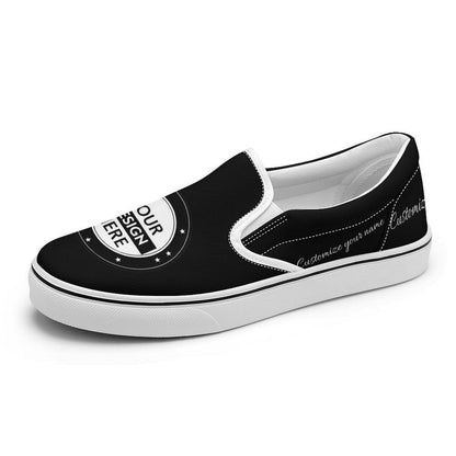 Personalized Slip On Canvas Shoes – Custom Printed Men's  Casual Flat Shoes for Daily Wear