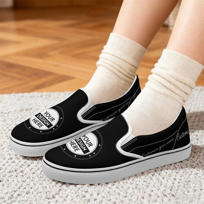 Personalized Slip On Canvas Shoes – Custom Printed Men's  Casual Flat Shoes for Daily Wear
