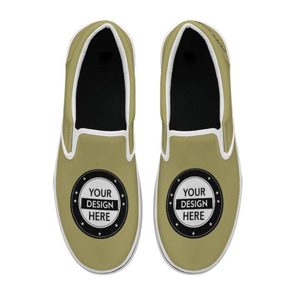 Personalized Slip On Canvas Shoes – Custom Printed Men's  Casual Flat Shoes for Daily Wear