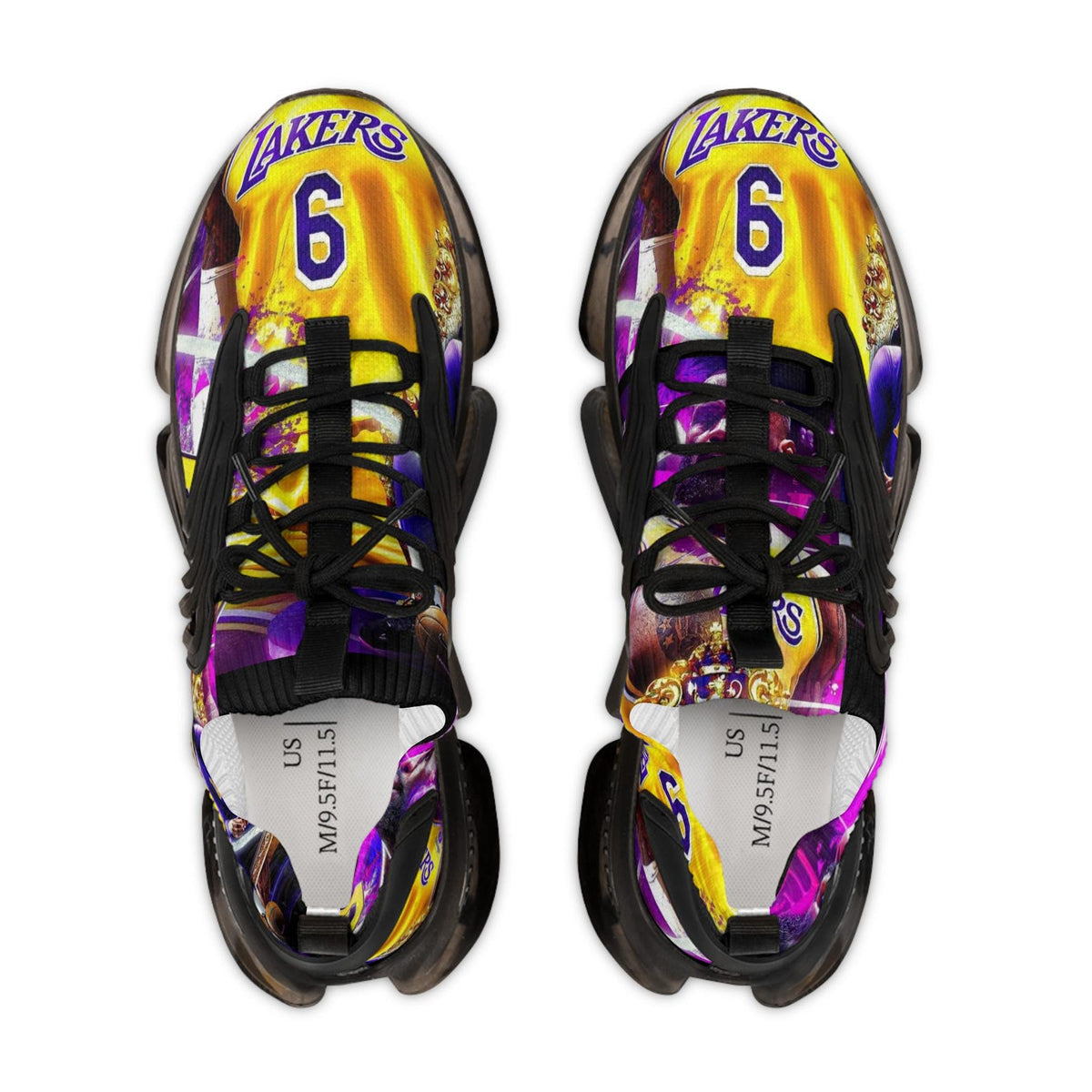 Men's Los Angeles Basketball Custom Mesh Sports Sneakers
