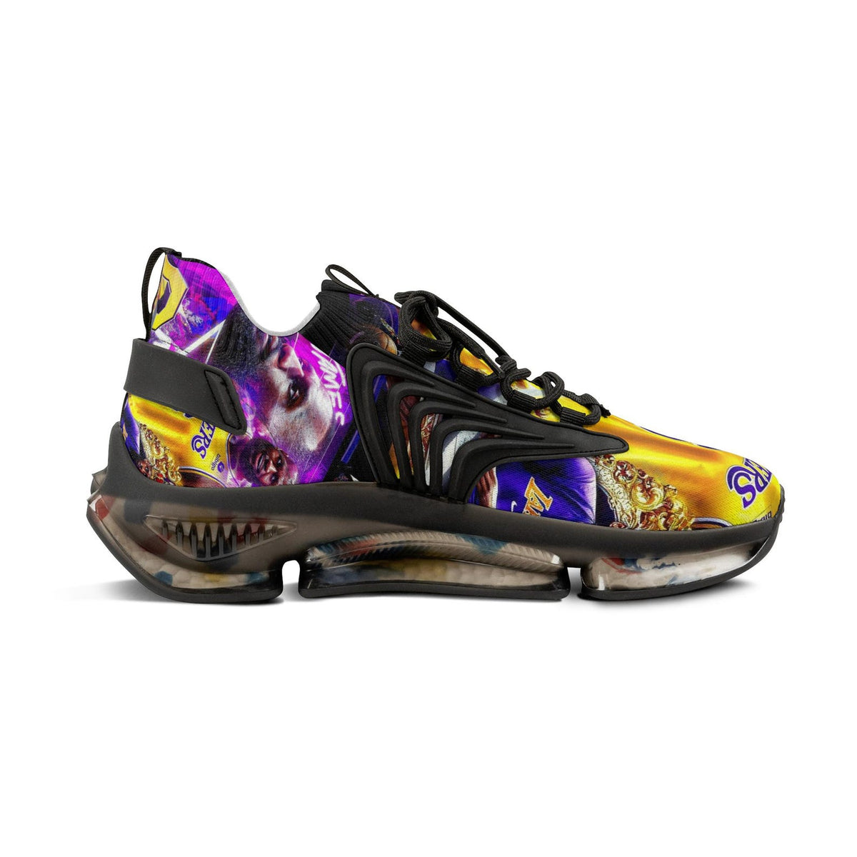 Men's Los Angeles Basketball Custom Mesh Sports Sneakers