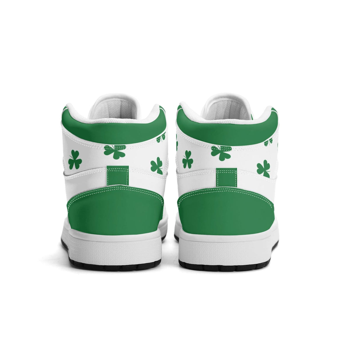 Boston Basketball Team Sneakers for Men & Women Leprechaun Team Themed Basketball Sport Shoes Irish Green White Custom Sneakers Gifts Unisex