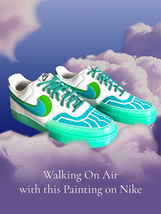 Nike Customized on Demand, Hand crafted and painted by the Artist, Art on Sneakers, Professional Artwork Design, Find Your Shoes Art Gift
