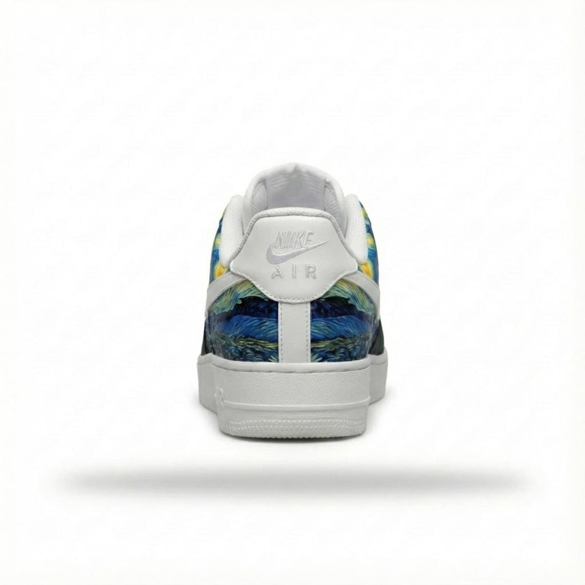 Custom Hand-Painted Nike Air Force 1 Shoes | Van Gogh Starry Night | Art Museum Sneakers AF1