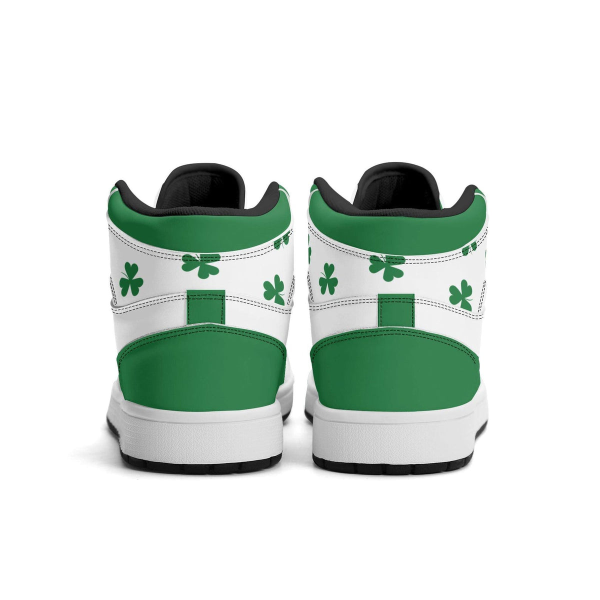 Boston Basketball Team Sneakers for Men & Women Leprechaun Team Themed Basketball Sport Shoes Irish Green White Custom Sneakers Gifts Unisex