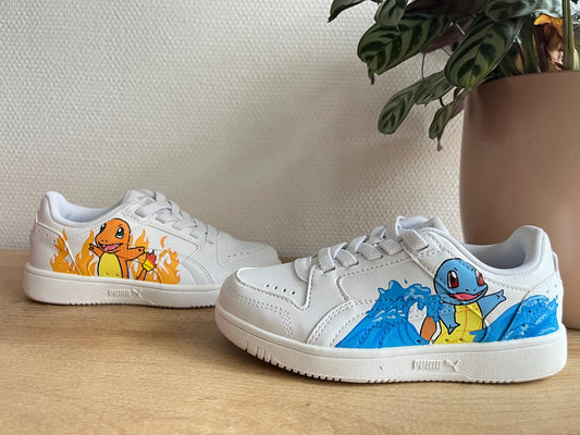 Hand-customized Caven/Pokémon sneakers - Personalized/One-of-a-kind sneakers/Custom shoes