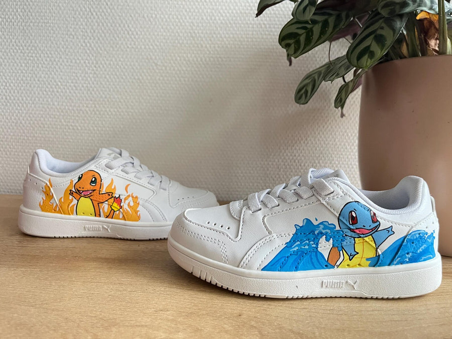 Hand-customized Caven/Pokémon sneakers - Personalized/One-of-a-kind sneakers/Custom shoes
