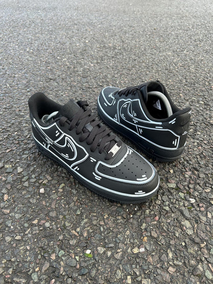 SKELETON’ AF1 Custom