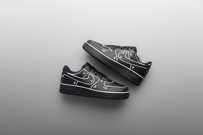SKELETON’ AF1 Custom