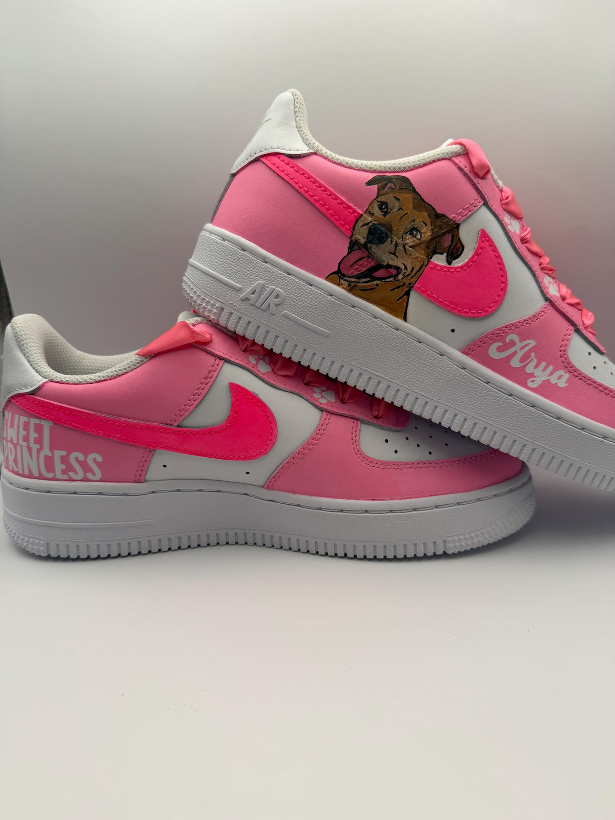 Custom Pet Portrait Air Force Ones: Personalized Dog Sneakers