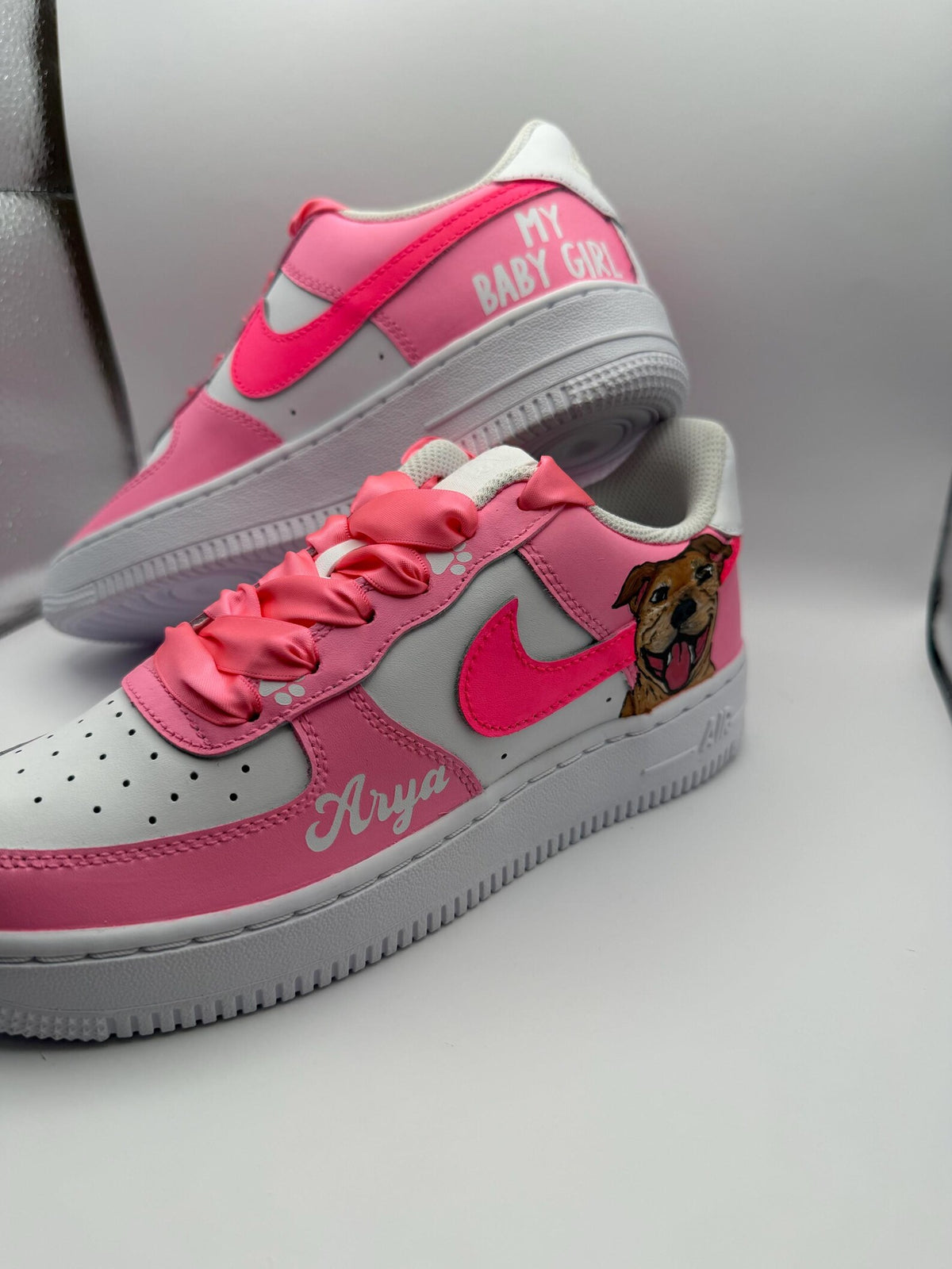 Custom Pet Portrait Air Force Ones: Personalized Dog Sneakers