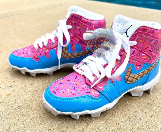 Customizable Hand Painted MENS Baseball Cleats