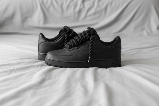 Nike AF1 Custom - Black Rope Lace