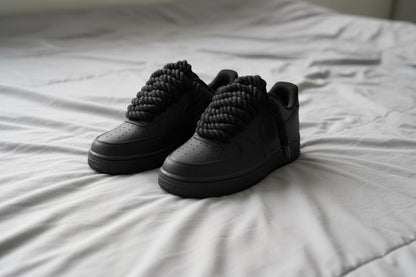 Nike AF1 Custom - Black Rope Lace