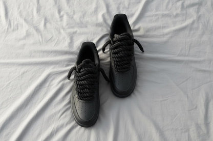 Nike AF1 Custom - Black Rope Lace