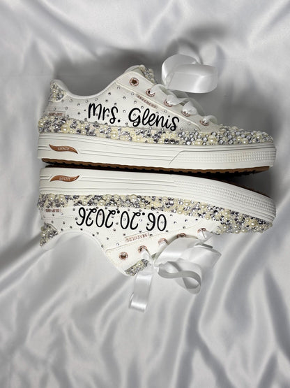 Mail In Shoes for Custom Design personalize shoes custom kicks custom sneakers custom heels graduation bridal festival bachelorette shoe