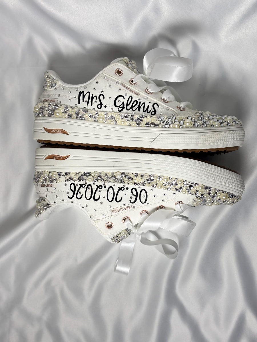 Mail In Shoes for Custom Design personalize shoes custom kicks custom sneakers custom heels graduation bridal festival bachelorette shoe