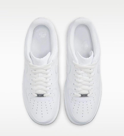 Air Force 1 sneakers with custom Melting smiley face design, handmade