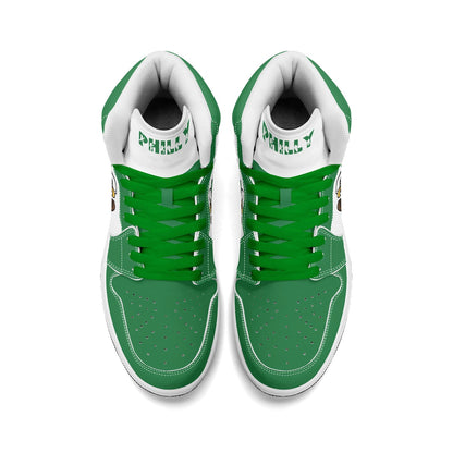 Philadelphia Football Team Shoes for Men & Women Team Themed Football Sport Shoes Custom Football Sneakers Philly Sneakers Philadelphia Gift