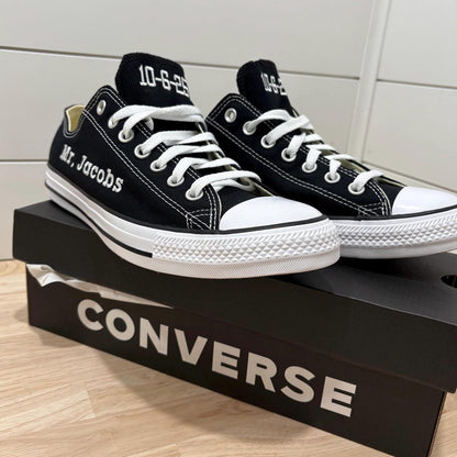 Custom Embroidered Converse Sneakers: Personalized Uniform Team Coach Shoes