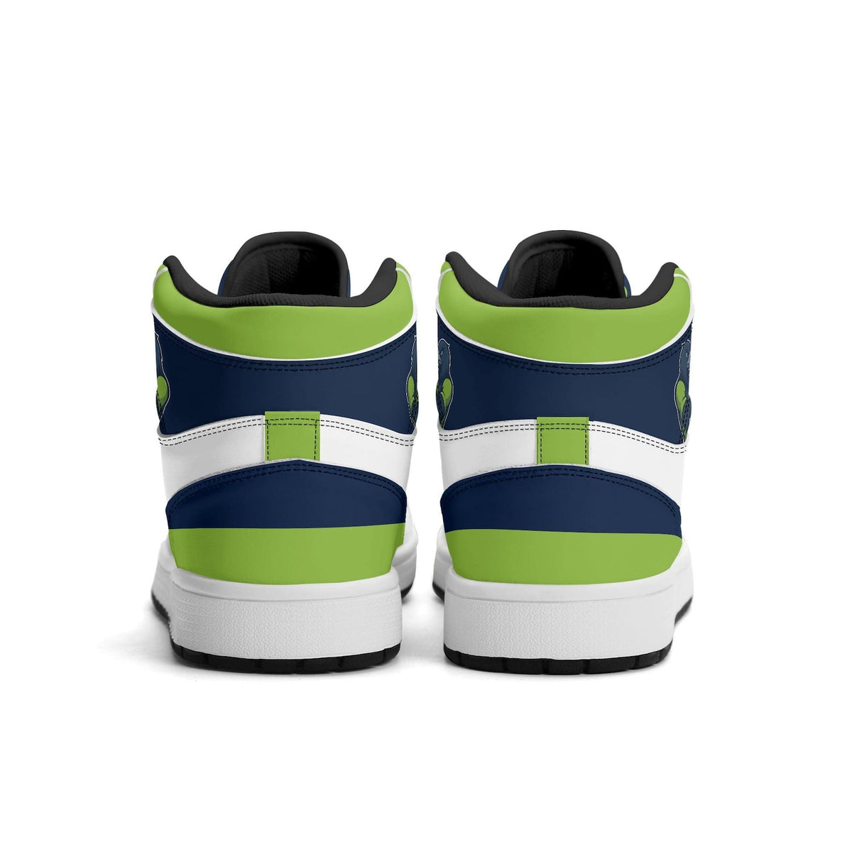 Seattle Football Team Shoes for Men & Women Team Themed Basketball Shoes Custom Blue Green Football Sneaker Seattle Sneakers Seattle Gift
