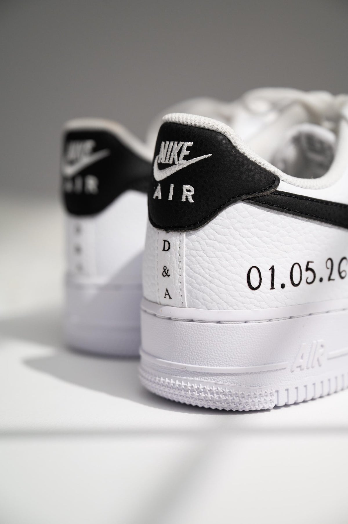 Personalized Wedding Sneakers for Mr and Mrs, Air Force 1 – Nike Bridal & Groom Custom Wedding Shoes