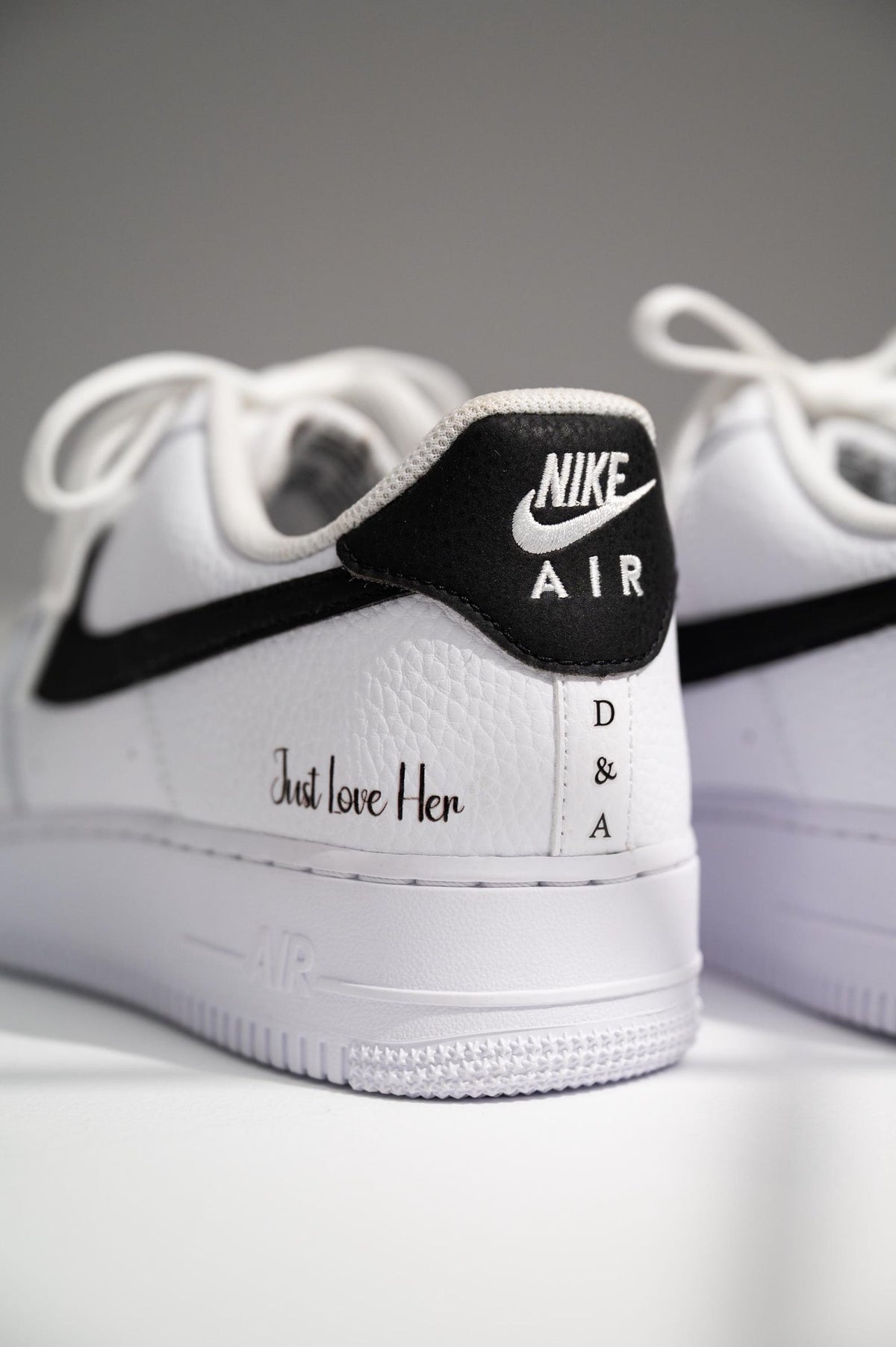 Personalized Wedding Sneakers for Mr and Mrs, Air Force 1 – Nike Bridal & Groom Custom Wedding Shoes