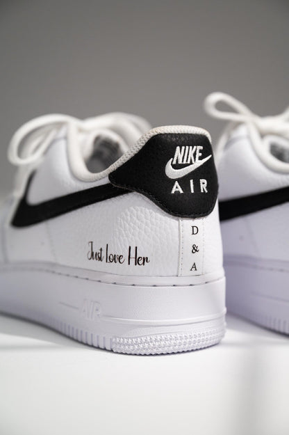 Personalized Wedding Sneakers for Mr and Mrs, Air Force 1 – Nike Bridal & Groom Custom Wedding Shoes