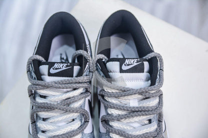 Custom Dunk low Grey Handpainted shoes greek god extra laces customized shoes