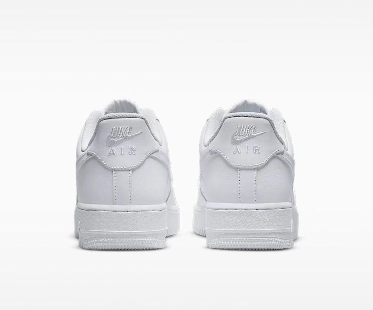 Air Force 1 sneakers with custom Melting smiley face design, handmade