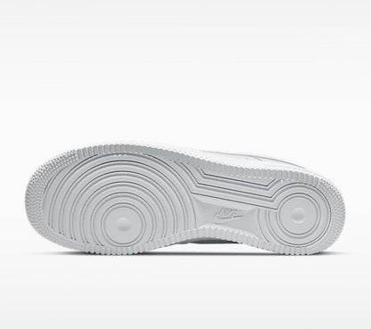 Air Force 1 sneakers with custom Melting smiley face design, handmade