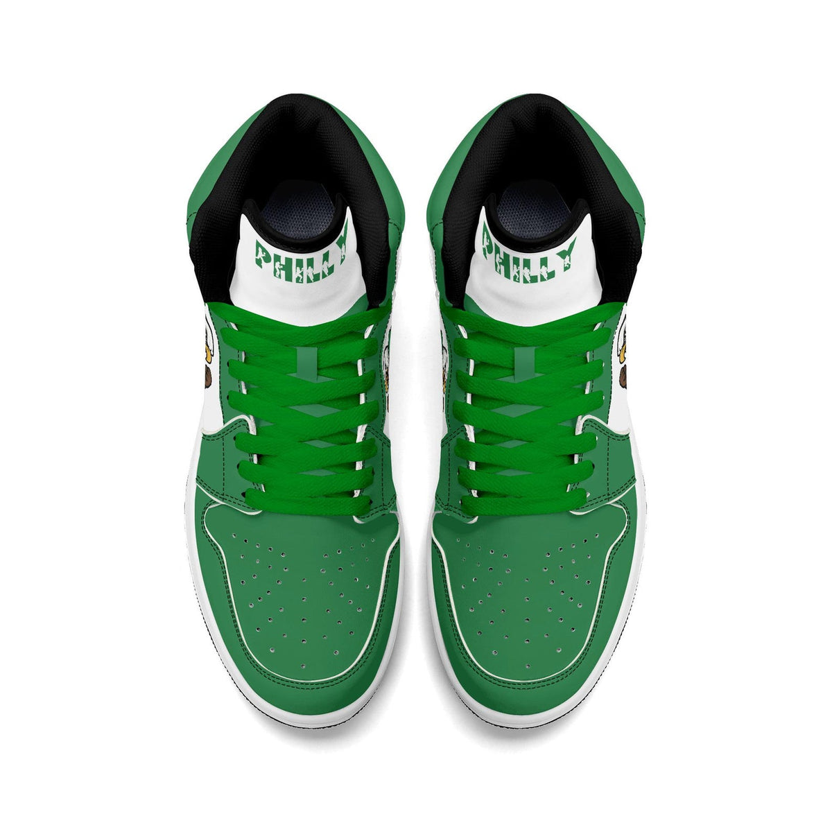 Philadelphia Football Team Shoes for Men & Women Team Themed Football Sport Shoes Custom Football Sneakers Philly Sneakers Philadelphia Gift
