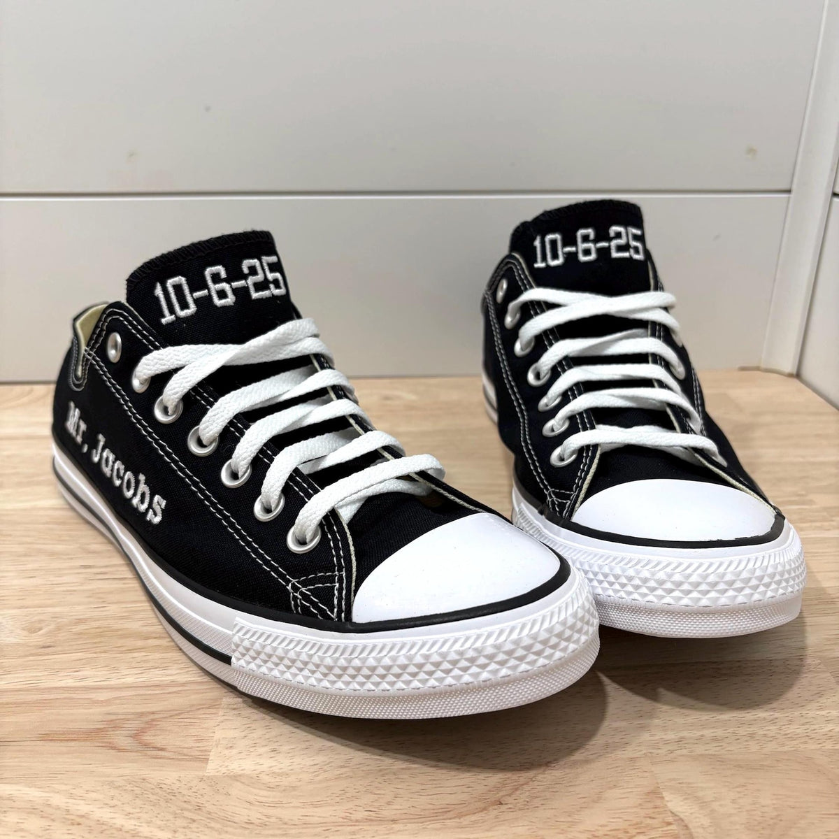 Custom Embroidered Converse Sneakers: Personalized Uniform Team Coach Shoes