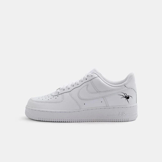 Custom-designed, hand-made Air Force 1 Spider sneakers