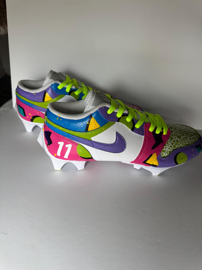 100% Customizable YOUTH/MENS Multi-Sport Cleats - Aaron Judge Fresh Prince of the Bronx cleats!