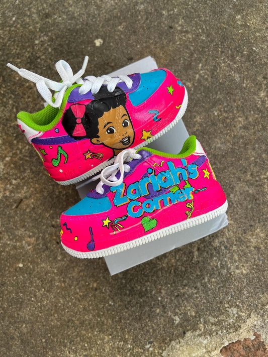Colorful Kids Cartoon Themed AF1’s