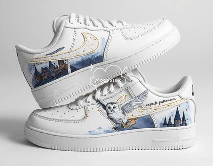 Nike Air Force 1 Custom Sneakers Wizard