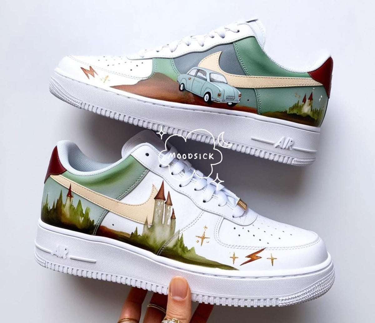 Nike Air Force 1 Custom Sneakers Wizard