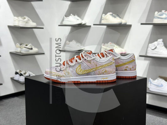 Custom Dunk Low Handpainted Anime style Handpainted y2k shoes for him