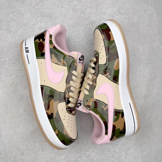 Custom military Air Force 1 sneakers, handmade