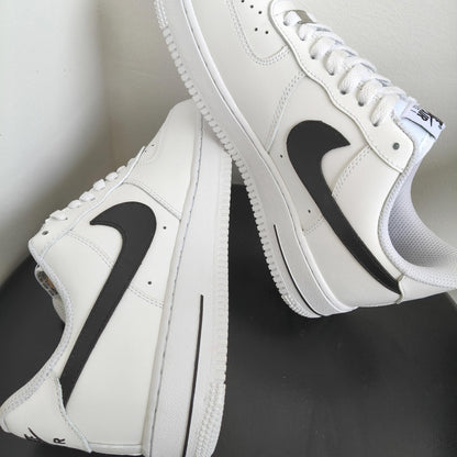 Groom's Wedding Sneakers / Hand-Painted "Air Force 1" Groom Shoes — Personalized Groom's Sneakers — Gift for the Groom — Anniversary Gift