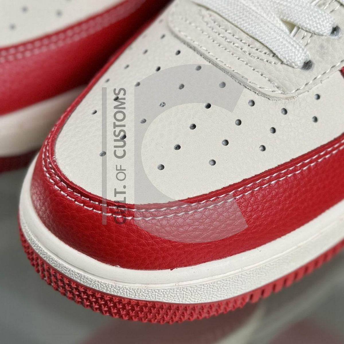 Custom Air forces 1 new year gift red 2026 horse design Handpainted sneakers for y2k streetwear fans