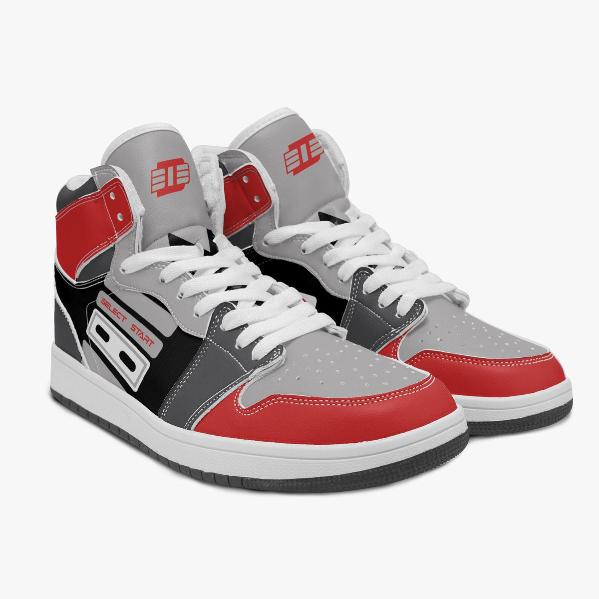 Detroit D313 Retro Gaming Black-sole High Top Sneakers