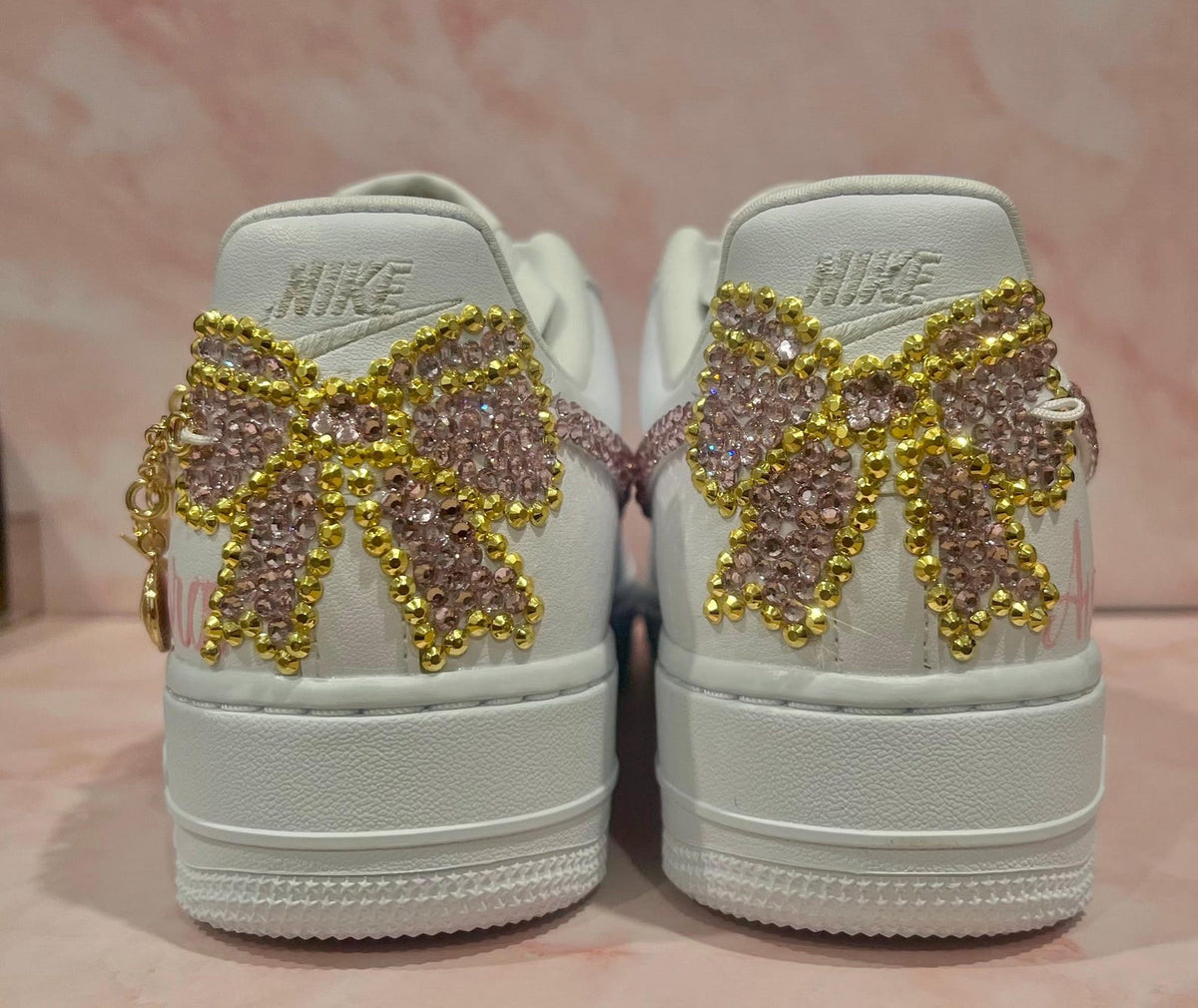 Custom cheer Air Force 1s